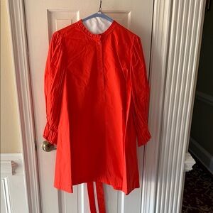 Elegant Orange Mini Dress